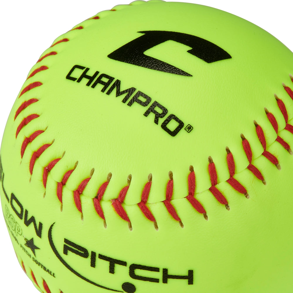 CHAMPRO SLOWPITCH 11" SLOW PITCH PRACTICE SOFTBALL