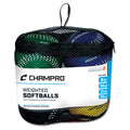 SET OF 4 TRAINING SOFTBALLS