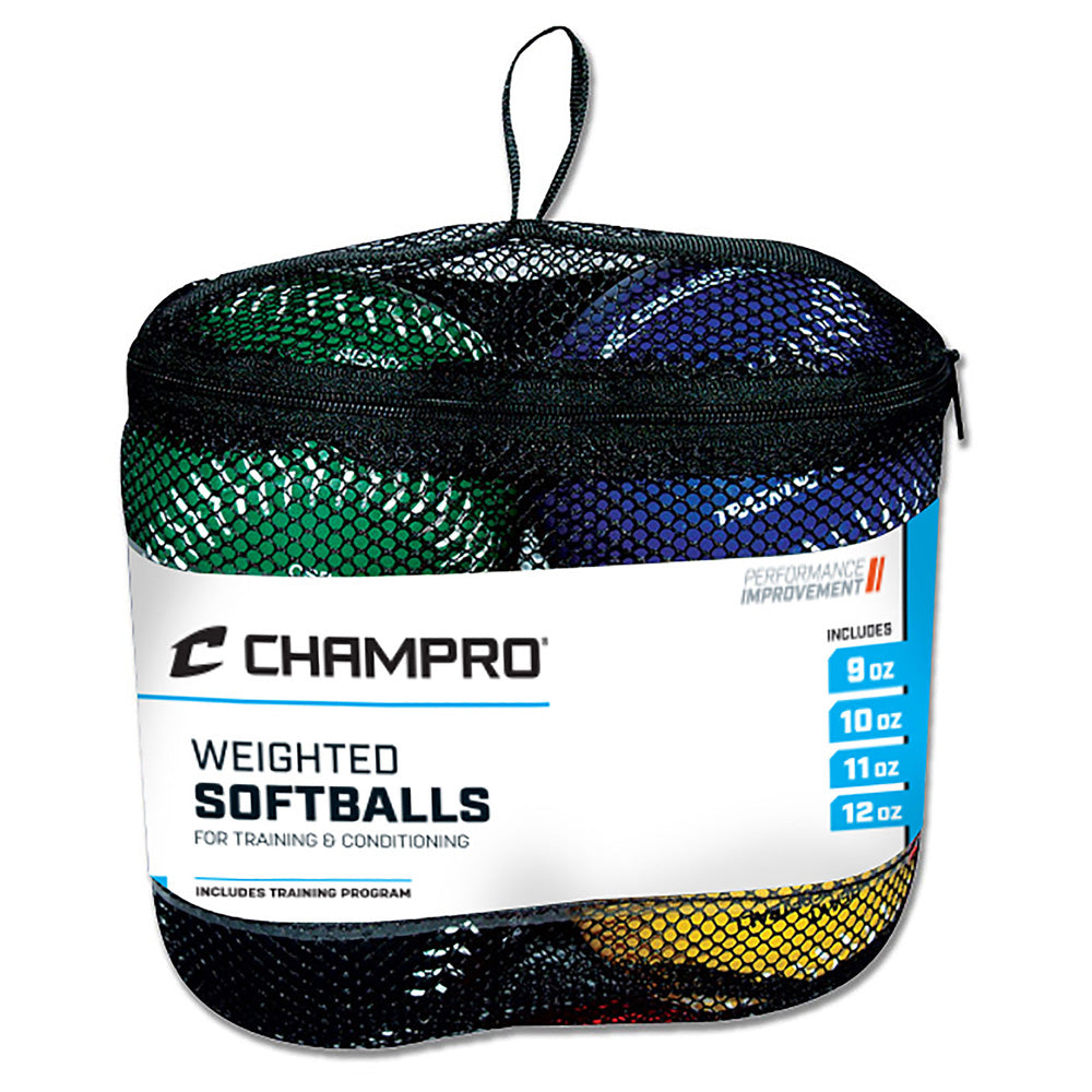 SET OF 4 TRAINING SOFTBALLS