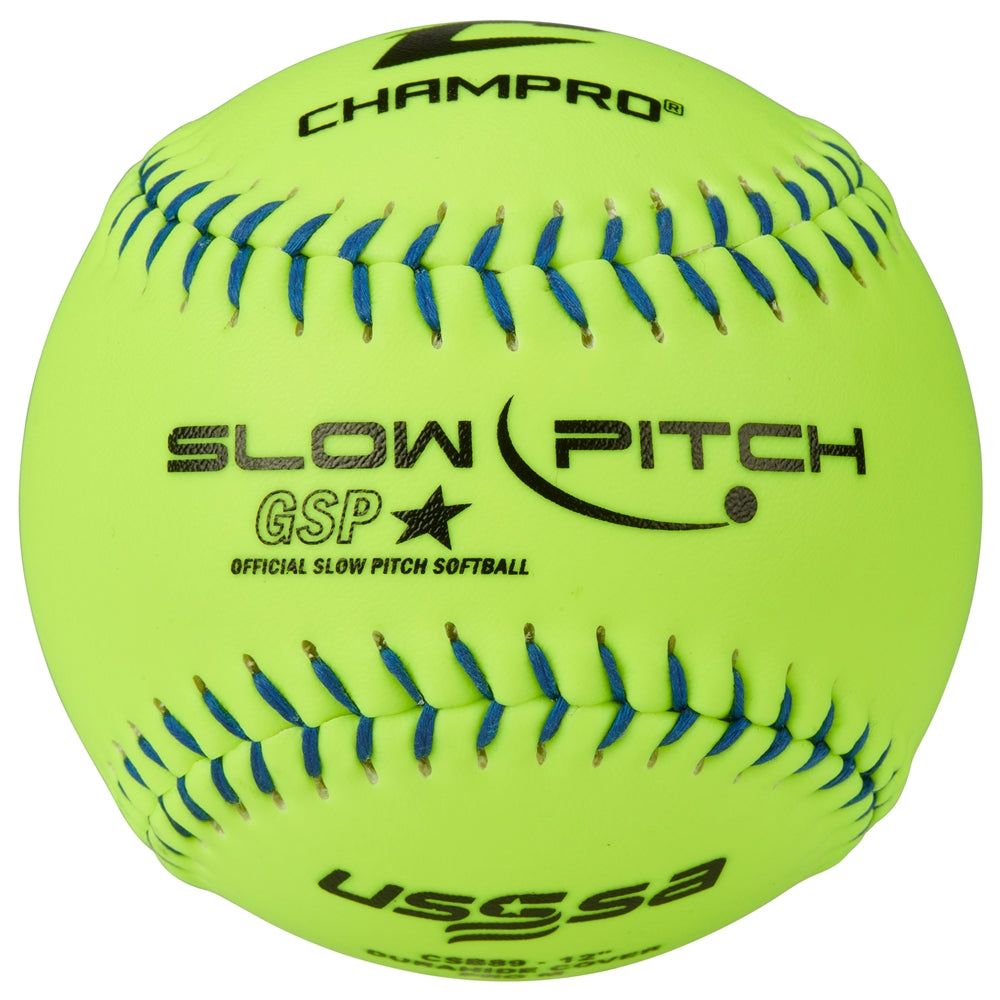 CHAMPRO USSSA SLOWPITCH .44 SYNTH 12" SOFTBALL