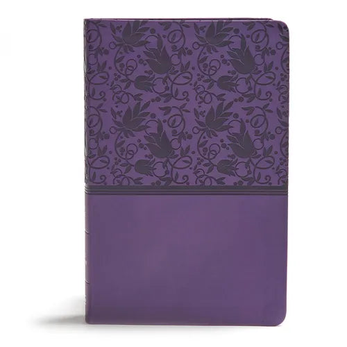 KJV Giant Print Reference Bible, Purple Leathertouch, Indexed - Imitation Leather