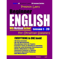 Preston Lee's Beginner English With Workbook Section Lesson 1 - 20 For Ukrainian Speakers - Paperback