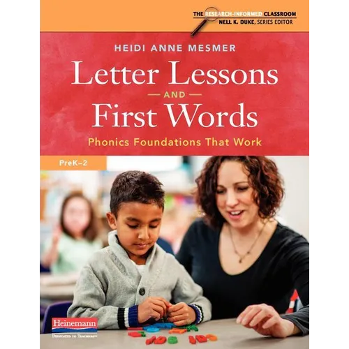 Letter Lessons and First Words: Phonics Foundations That Work - Paperback