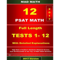 PSAT Math Tests 1-12 - Paperback