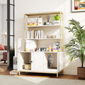 57 Inches Cat Litter Box Enclosure with Storage and Removable Scratcher