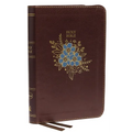 NKJV, Thinline Bible, Compact, Imitation Leather, Burgundy, Red Letter Edition - Imitation Leather