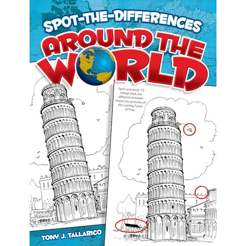 Spot-The-Differences Around the World - Paperback