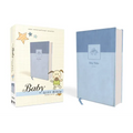 Niv, Baby Gift Bible, Holy Bible, Leathersoft, Blue, Red Letter, Comfort Print: Keepsake Edition - Leather
