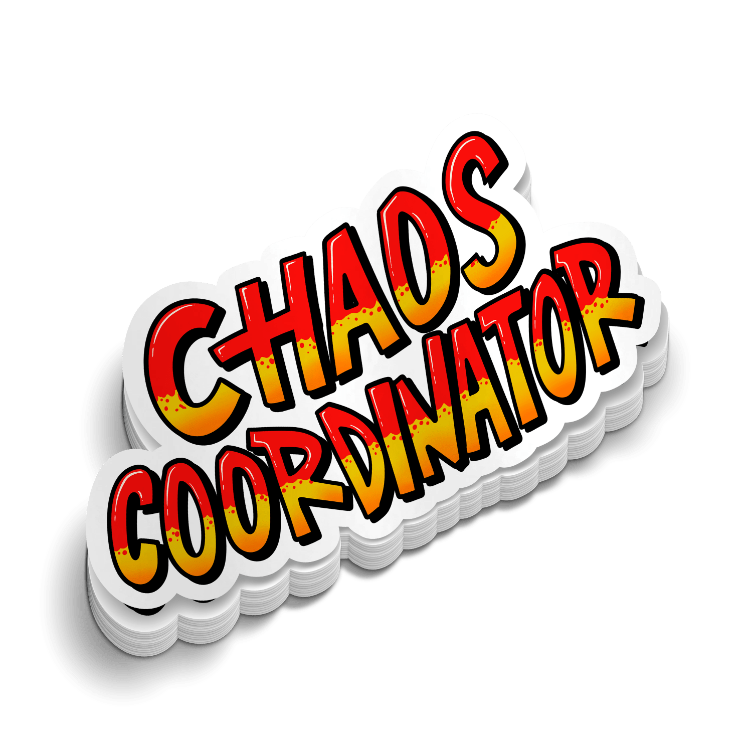 Chaos Coordinator - Hard Hat Decal