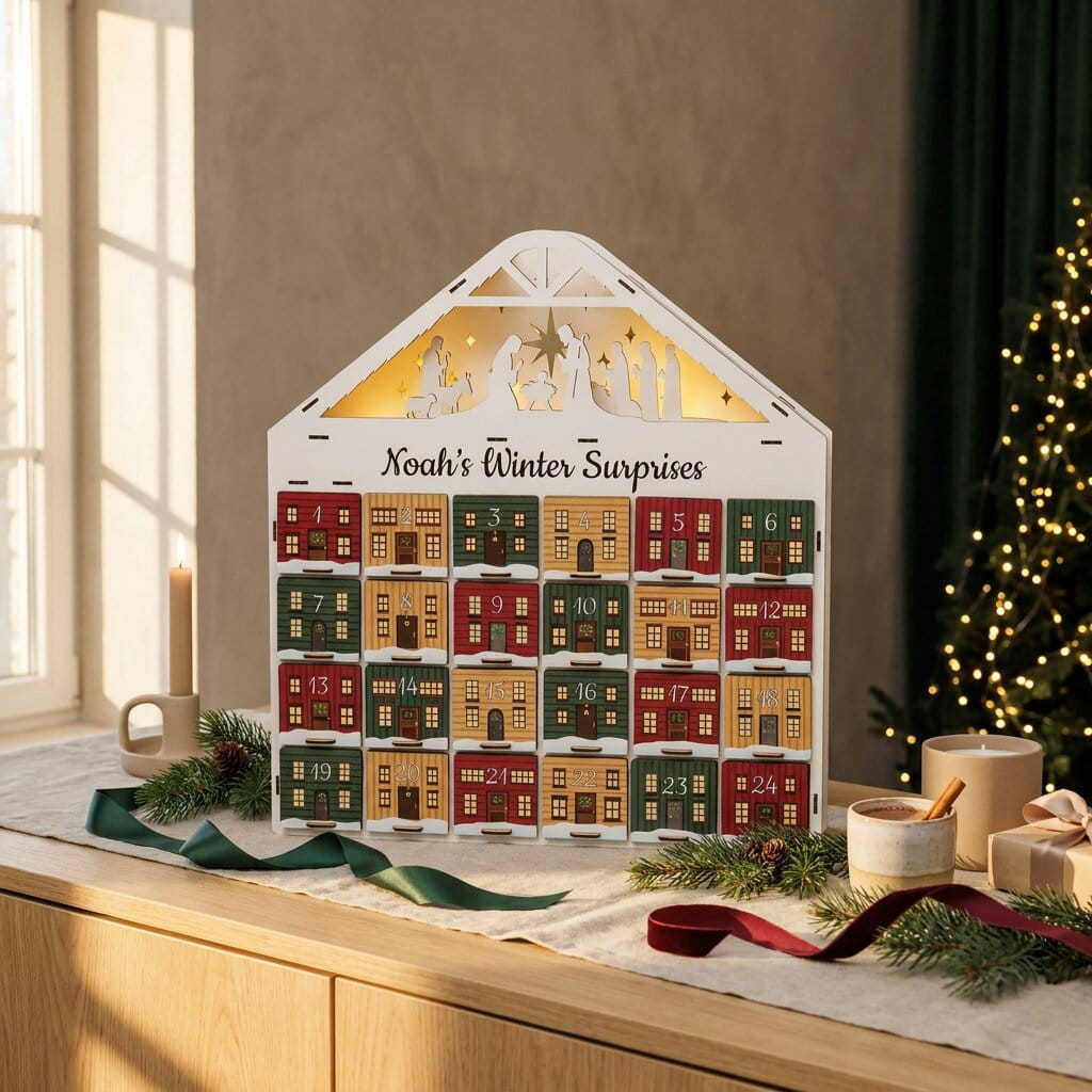 Christmas Advent Calendar - Colored