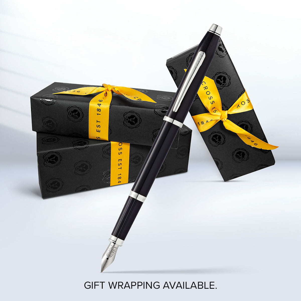 Century® II Black Lacquer Fine Nib Fountain Pen