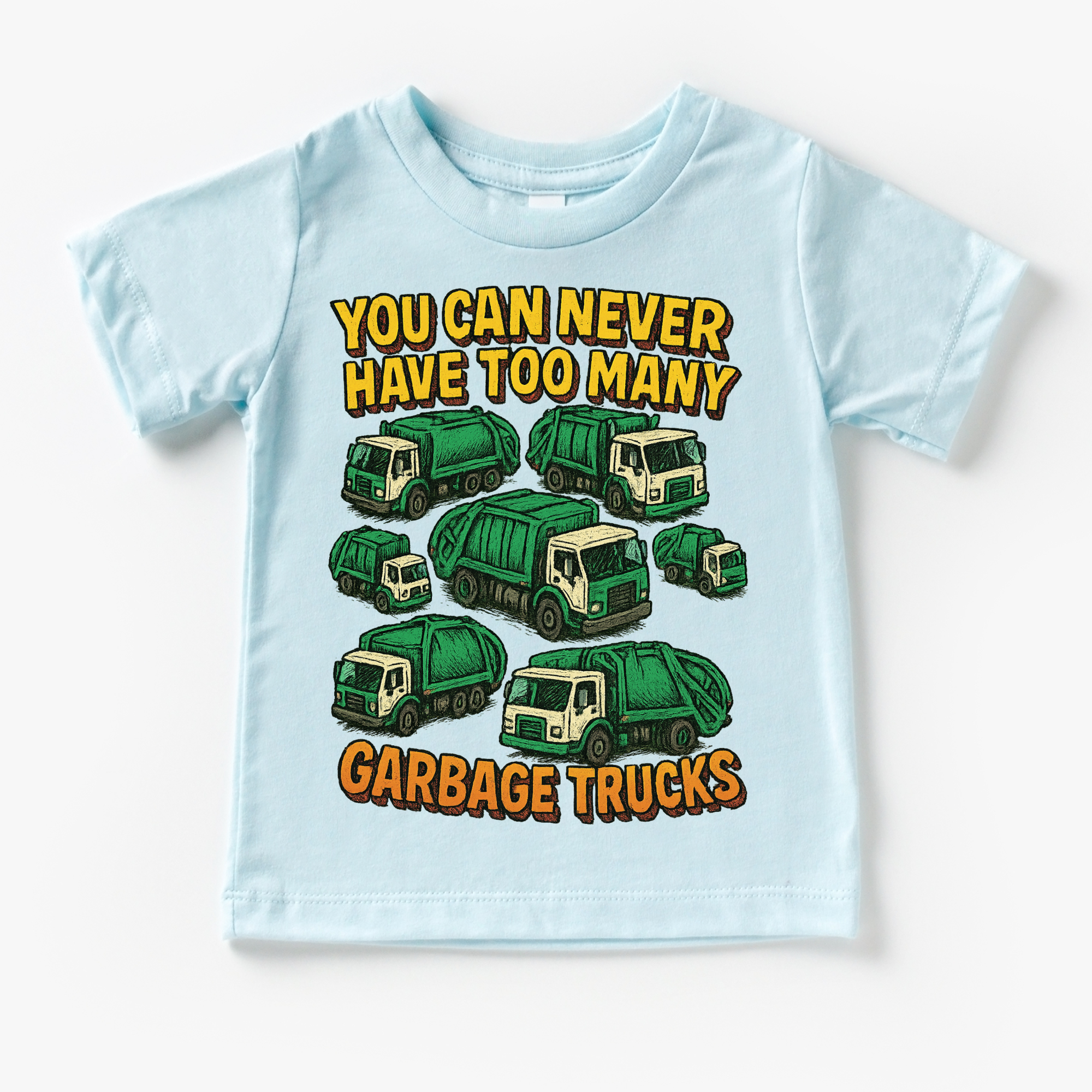 You Can Never Have Too Many Garbage Tucks Shirt - Fun Garbage Truck Tee