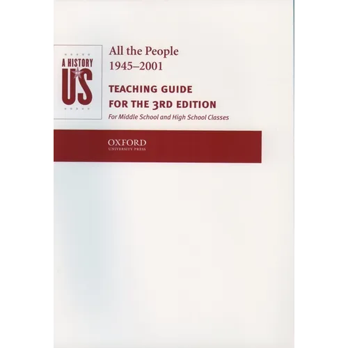 A History of Us: Book 10: All the People 1945-2001 Teaching Guide - Paperback