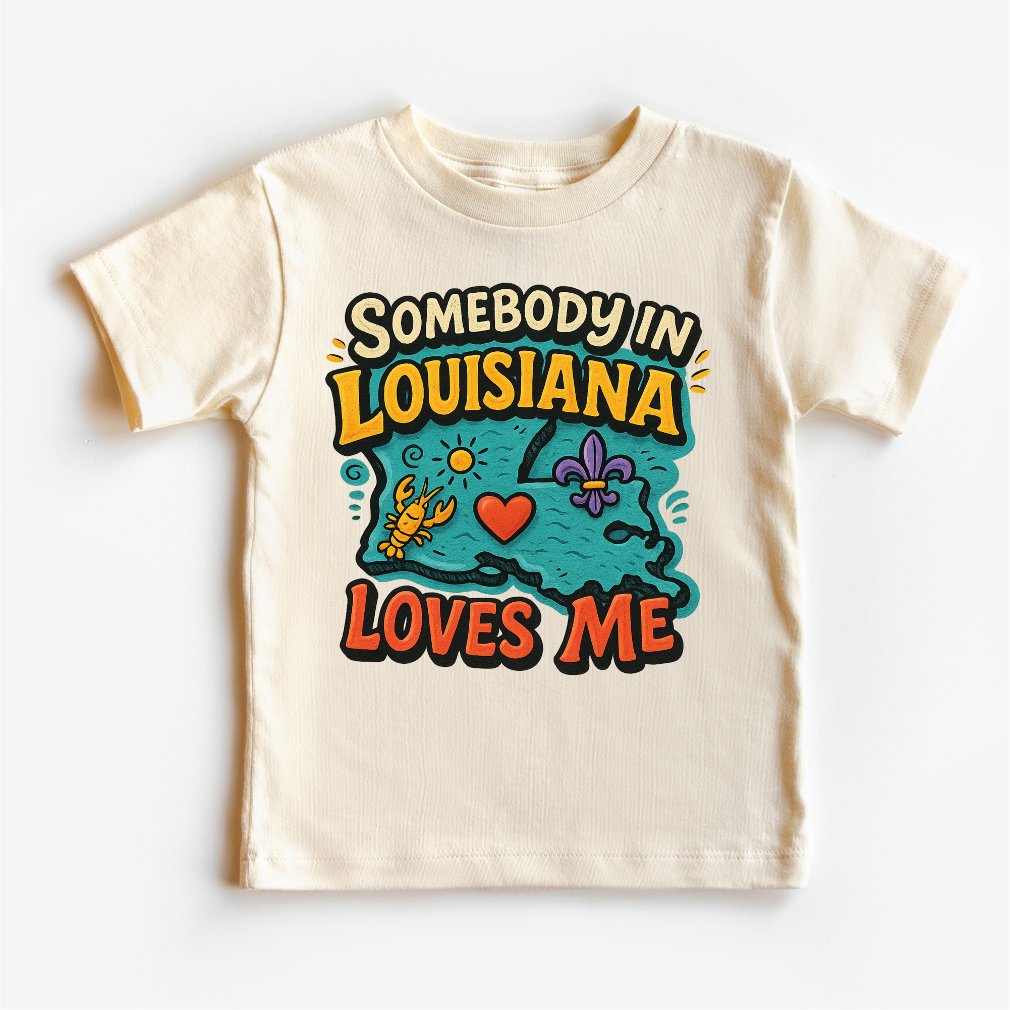 Somebody In Louisiana Loves Me Shirt - State Souvenir Tee