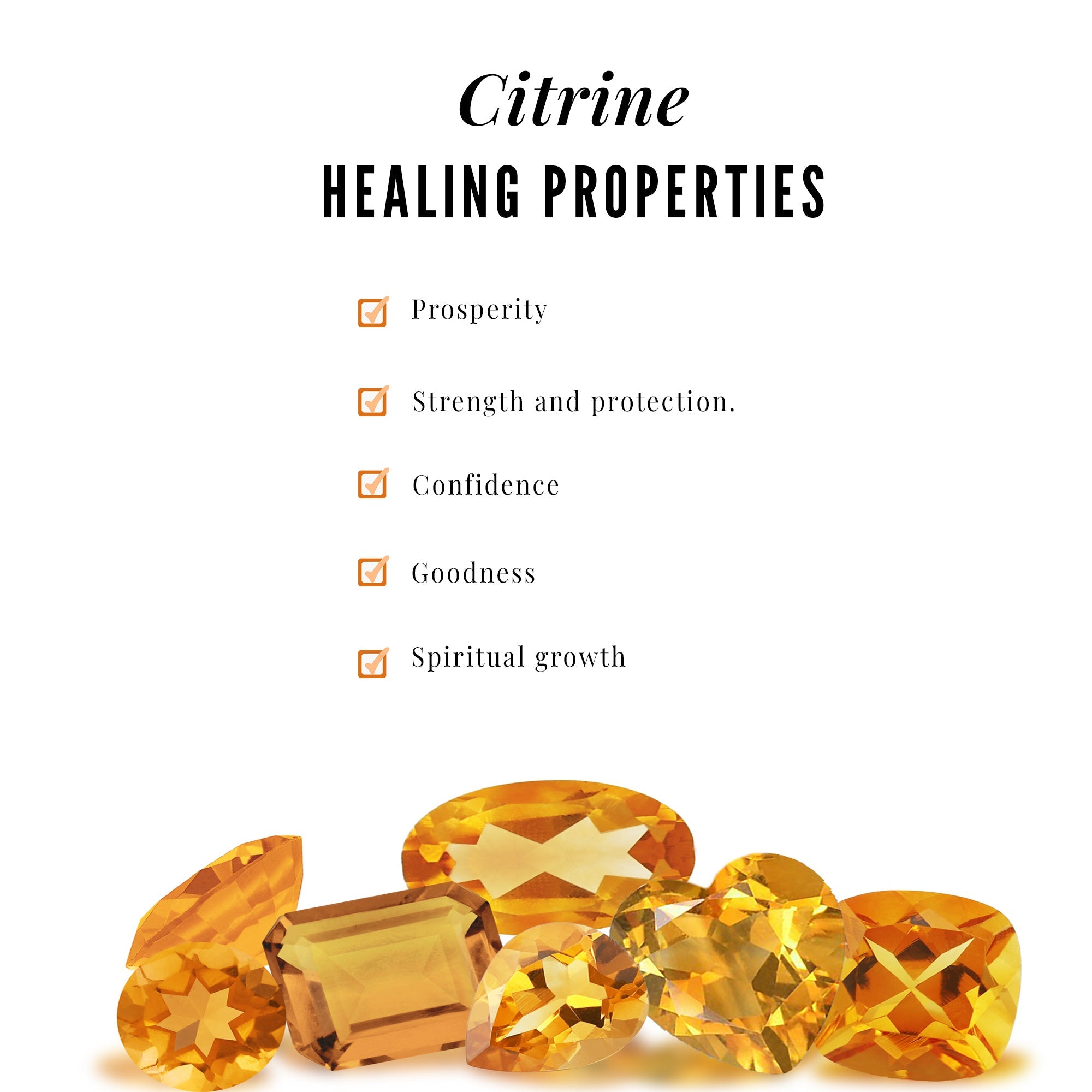 Nature Inspired Citrine Diamond Engagement Ring with Split Shank