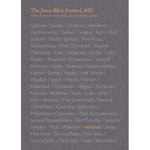 The Jesus Bible Journal, Hebrews, Niv, Paperback, Comfort Print - Paperback