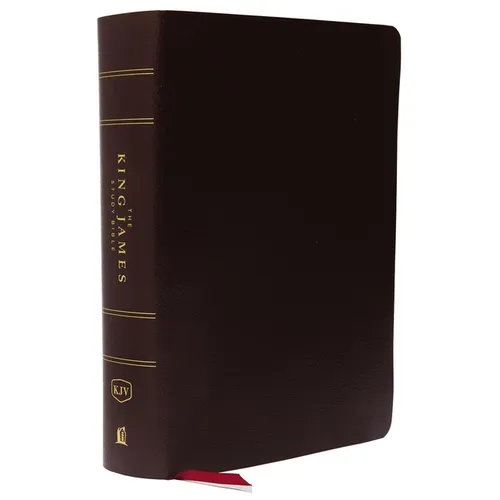 The King James Study Bible, Bonded Leather, Burgundy, Indexed, Full-Color Edition - Bonded Leather