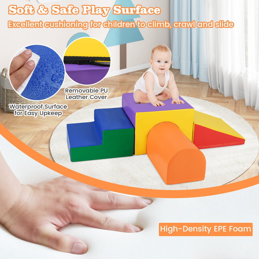 Climb and Crawl Foam Block Play Set for Infant Baby