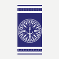 Compass Beach Towel