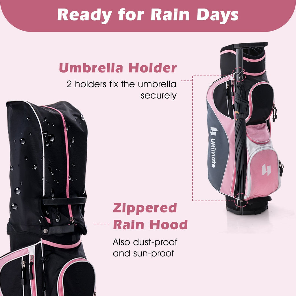 Women's Complete Golf Club Set Right Hand with Rain Hood