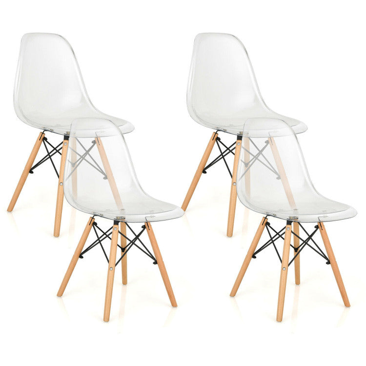Complete Modern Dining Set: 5-Piece Dining Chairs and Table Bundle - Sleek Comfortable and Durable