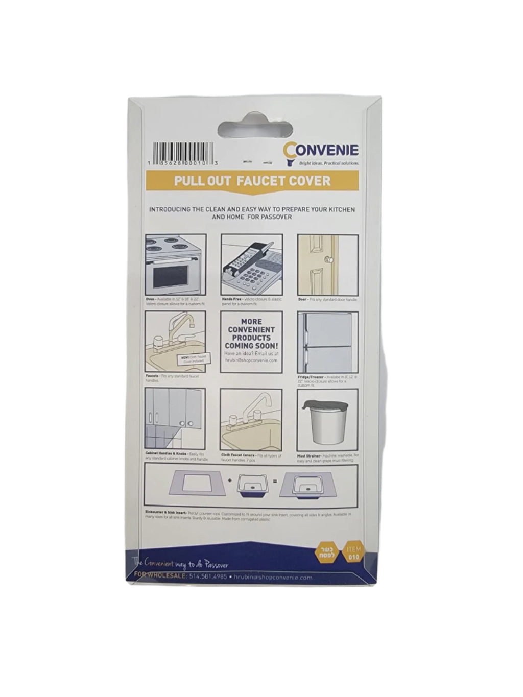 Convenie Pull Out Faucet Cover