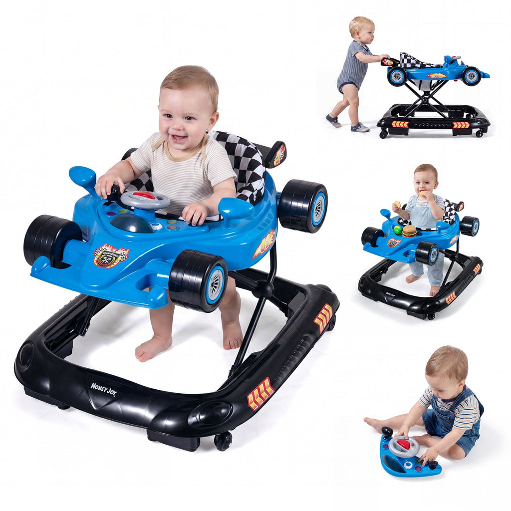 Convertible Baby Walker with 3 Adjustable Height Settings