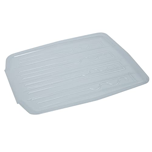 Countertop Draining Tray Medium Clear