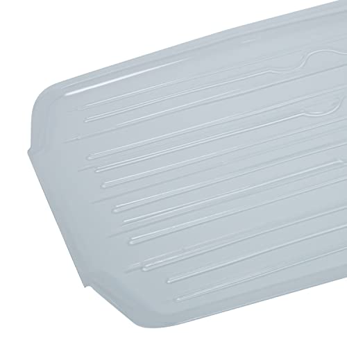 Countertop Draining Tray Medium Clear