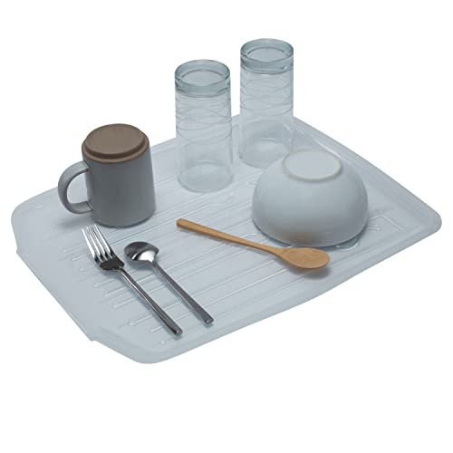 Countertop Draining Tray Medium Clear