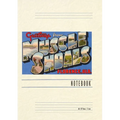 Vintage Lined Notebook Greetings from Muscle Shoals - Paperback