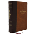 Nkjv, MacArthur Study Bible, 2nd Edition, Leathersoft, Brown, Indexed, Comfort Print: Unleashing God's Truth One Verse at a Time - Imitation Leather
