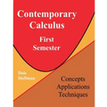 Contemporary Calculus First Semester - Paperback