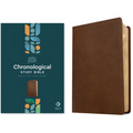 NLT One Year Chronological Study Bible (Leatherlike, Rustic Brown) - Imitation Leather