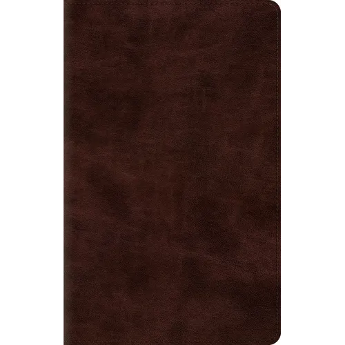 ESV Thinline Bible, Red Letter (Trutone, Espresso) - Imitation Leather