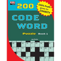 200 CODE WORD Puzzle Book 1 - Paperback