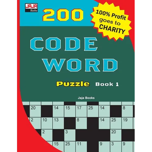 200 CODE WORD Puzzle Book 1 - Paperback