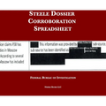 Steele Dossier Corroboration Spreadsheet - Hardcover