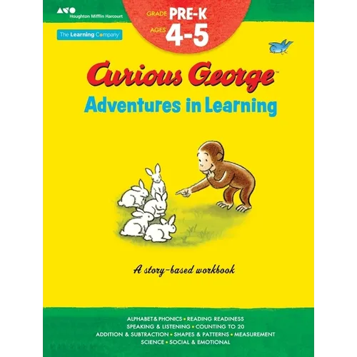 Curious George Adventures in Learning, Pre-K: Story-Based Learning - Paperback