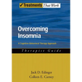 Overcoming Insomnia Therapist Guide: A Cognitive-Behavioral Therapy Approach - Paperback