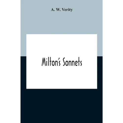 Milton'S Sonnets - Paperback
