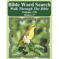 Bible Word Search Walk Through The Bible Volume 128: Matthew #7 Extra Large Print - Paperback