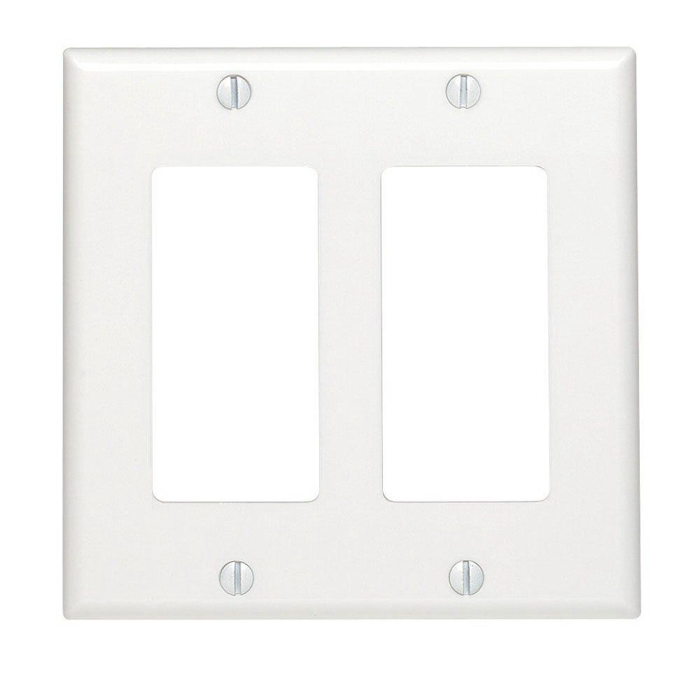 DECORA WALLPLATE 2G WHT