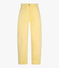 Curved Denim Pant | Daffodil
