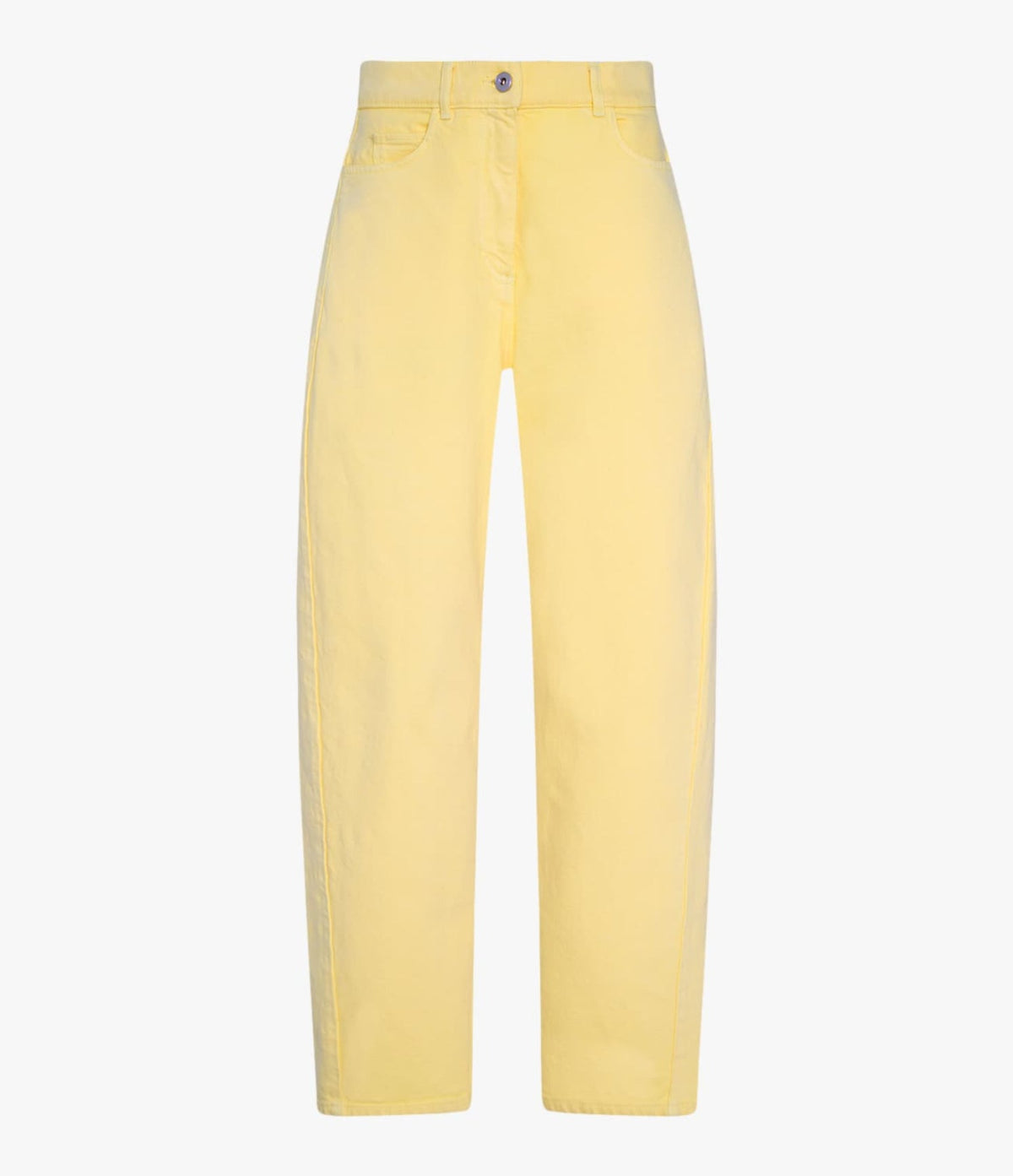 Curved Denim Pant | Daffodil