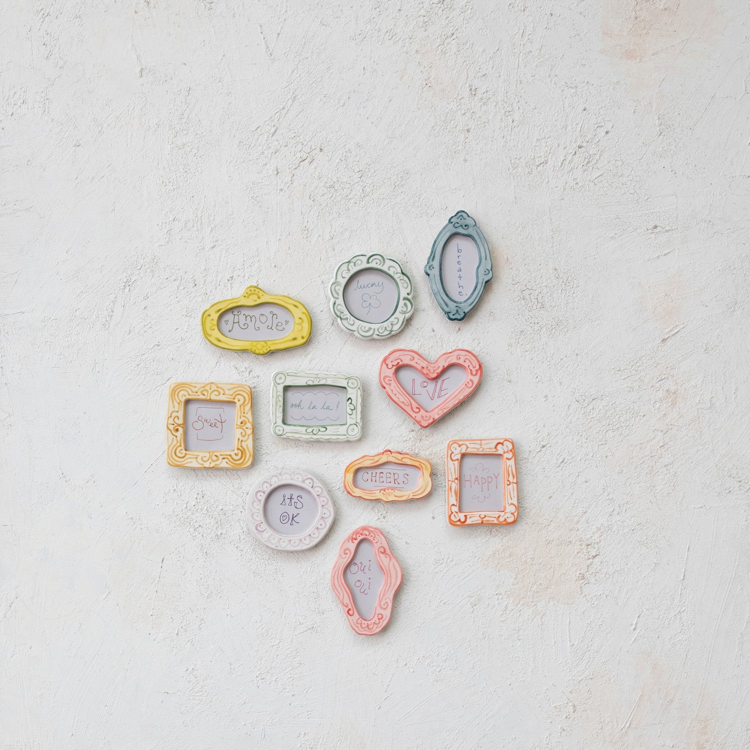 Mini Photo Frame Magnet with Saying