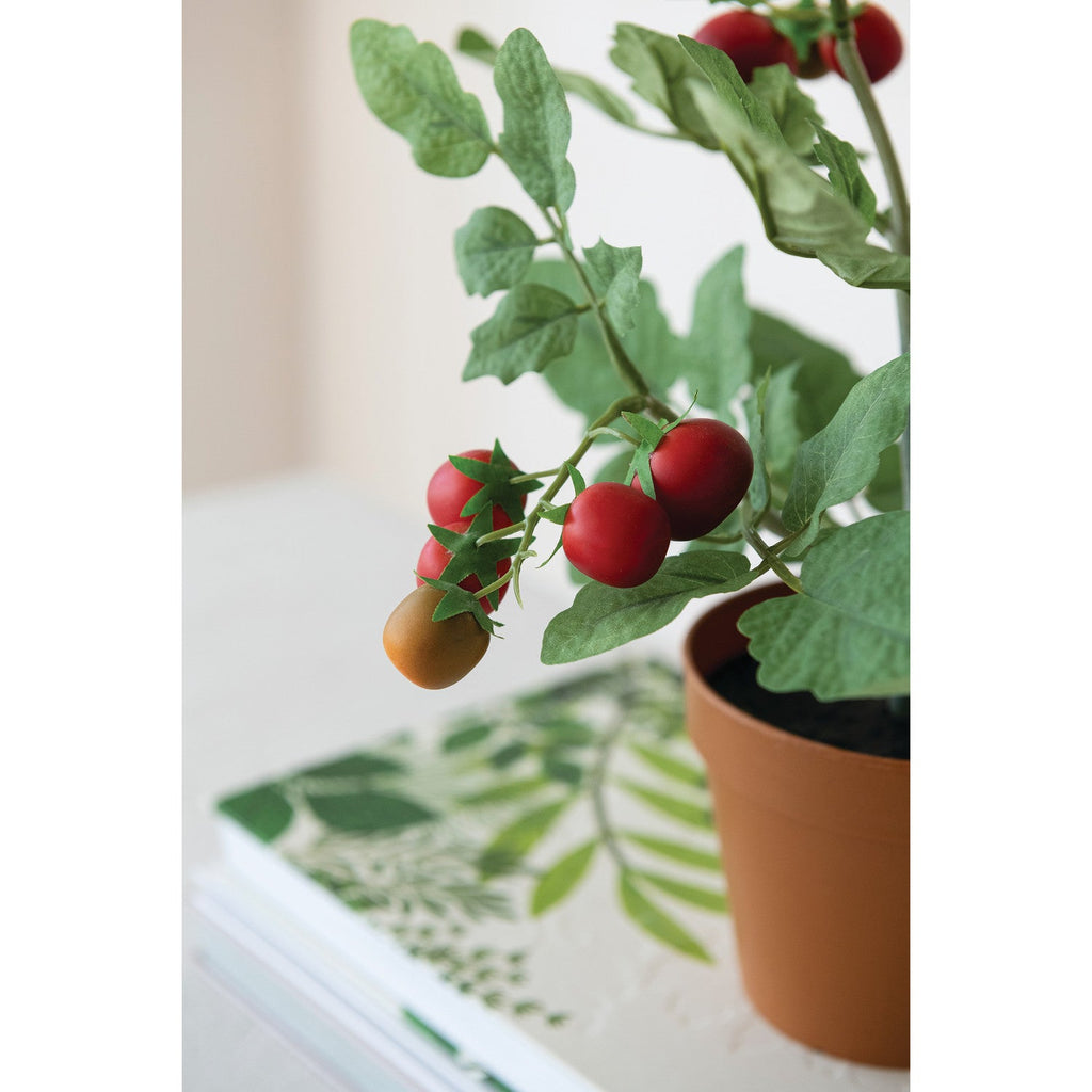 Faux Potted Tomato Plant