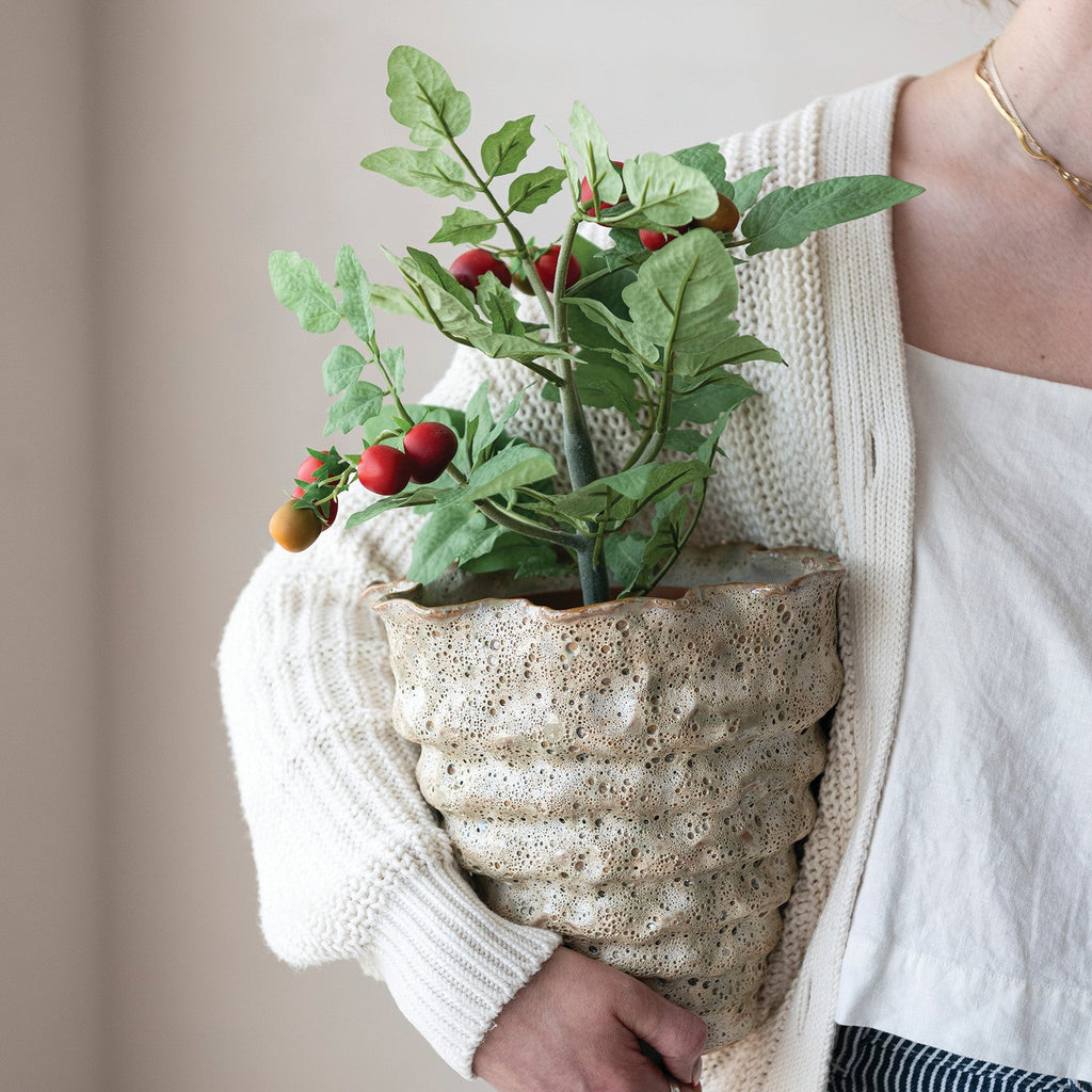 Faux Potted Tomato Plant