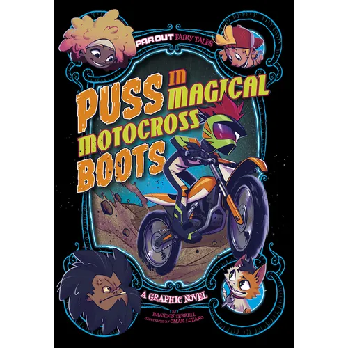 Puss in Magical Motocross Boots: A Graphic Novel - Paperback