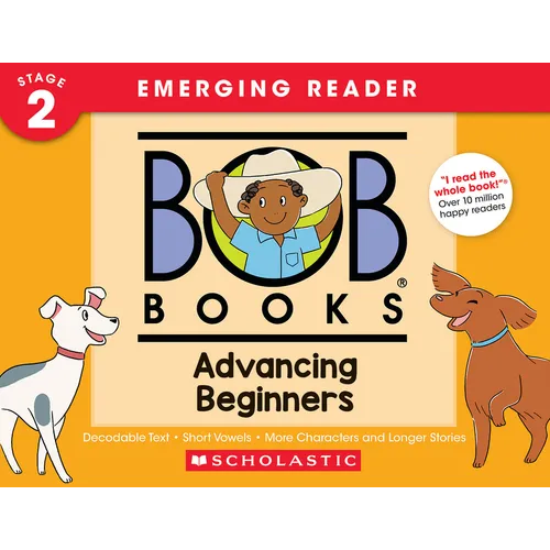 Bob Books - Advancing Beginners Hardcover Collection of 12 Stories Decodable Phonics Stories, Ages 4 and Up, Kindergarten (Stage 2: Emerging Reader) - Library Binding